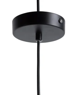 Clearance Beliani Lampadario TORDINO Metallo Nero