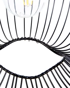 Clearance Beliani Lampadario TORDINO Metallo Nero