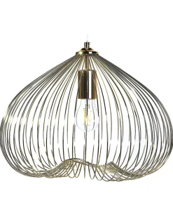 Beliani Lampadario TORDINO Metallo Oro