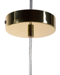 Beliani Lampadario TORDINO Metallo Oro