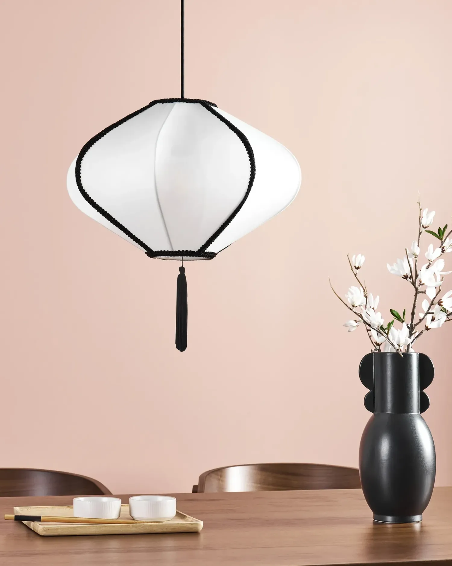 Discount Beliani Lampadario TUCURO Bianco Bianco Nero