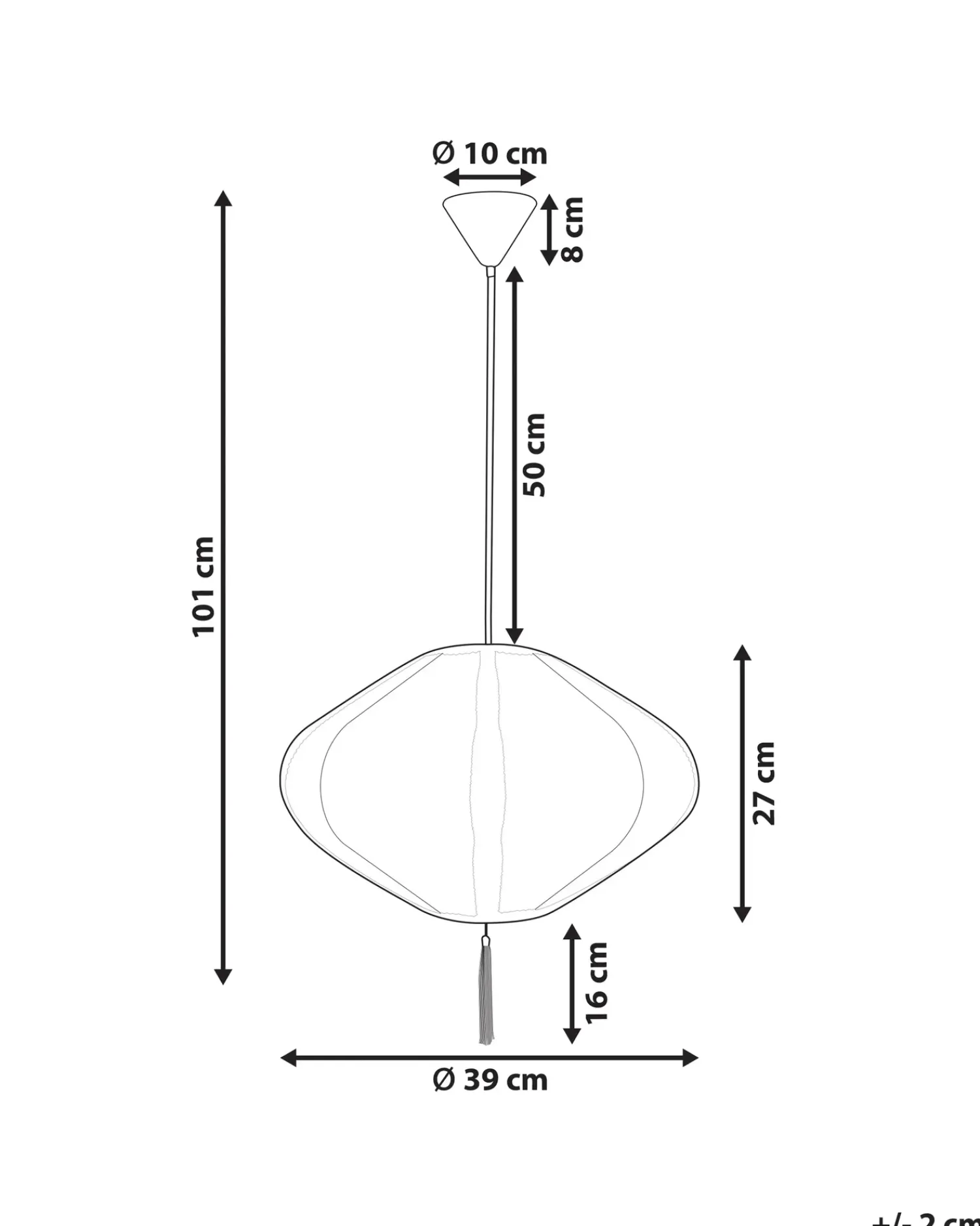 Discount Beliani Lampadario TUCURO Bianco Bianco Nero