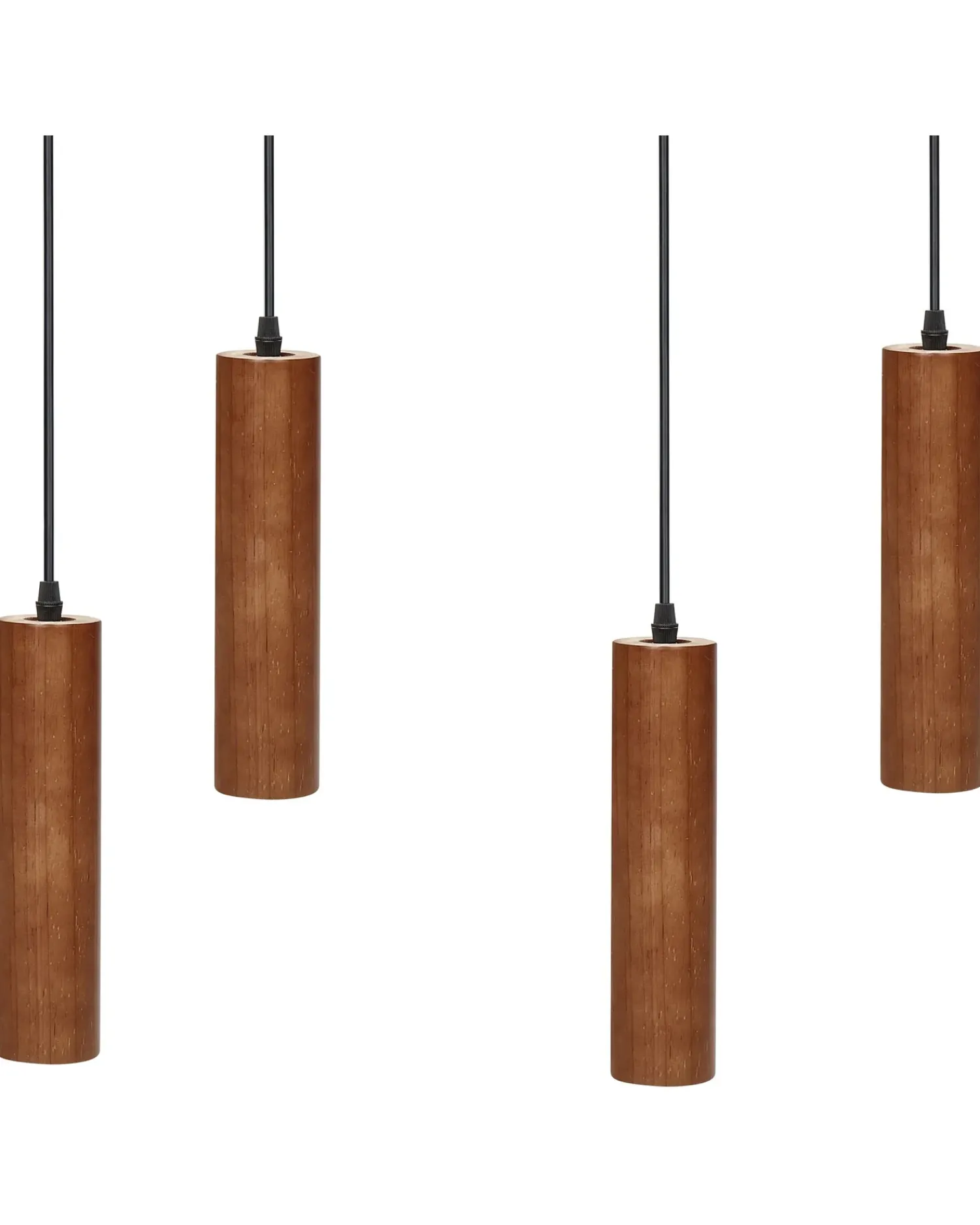 Best Beliani Lampadario TUTAKI Legno di quercia Nero Marrone Nero