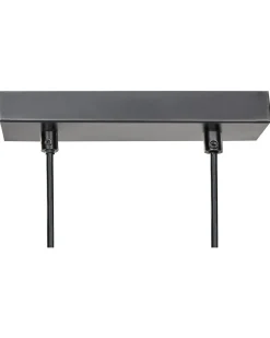 Best Beliani Lampadario TUTAKI Legno di quercia Nero Marrone Nero