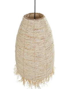 Hot Beliani Lampadario TUTONG Vimini Naturale