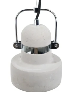 Online Beliani Lampadario VERDE Cemento Grigio Argento Grigio