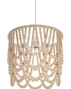 Beliani Lampadario VERUGAL Legno chiaro Marrone
