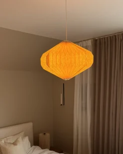 New Beliani Lampadario VISMAN Cotone Beige