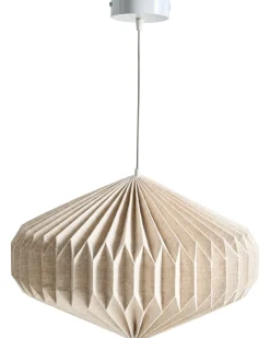 New Beliani Lampadario VISMAN Cotone Beige