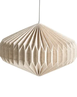 New Beliani Lampadario VISMAN Cotone Beige