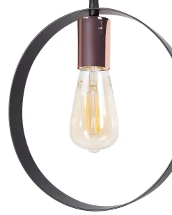 Best Beliani Lampadario VOMANO Metallo Nero