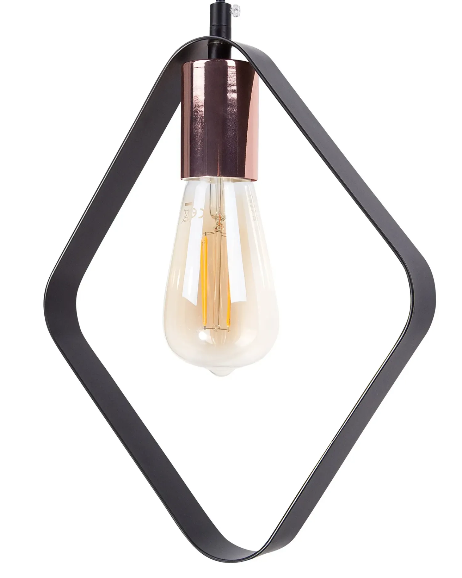 Best Beliani Lampadario VOMANO Metallo Nero