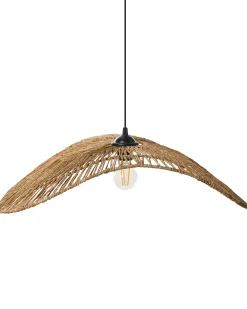 Best Beliani Lampadario YAGUEZ Iuta Naturale