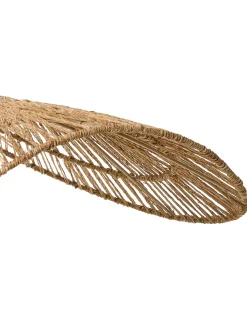 Best Beliani Lampadario YAGUEZ Iuta Naturale