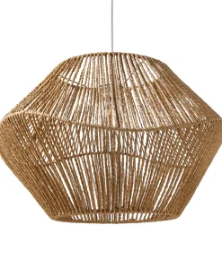 Clearance Beliani Lampadario YAMBOU Corda di carta Naturale