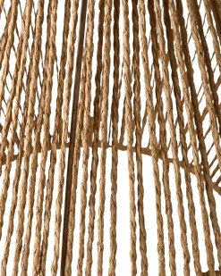 Clearance Beliani Lampadario YAMBOU Corda di carta Naturale