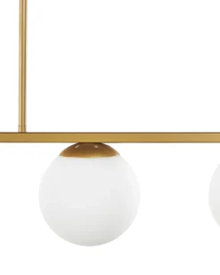 Discount Beliani Lampadario ZIKULI Metallo Oro Bianco Oro