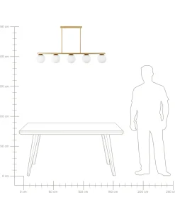 Discount Beliani Lampadario ZIKULI Metallo Oro Bianco Oro