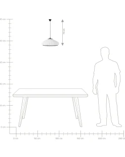 Outlet Beliani Lampadario ZULIA Materiale sintetico Bianco Bianco Nero