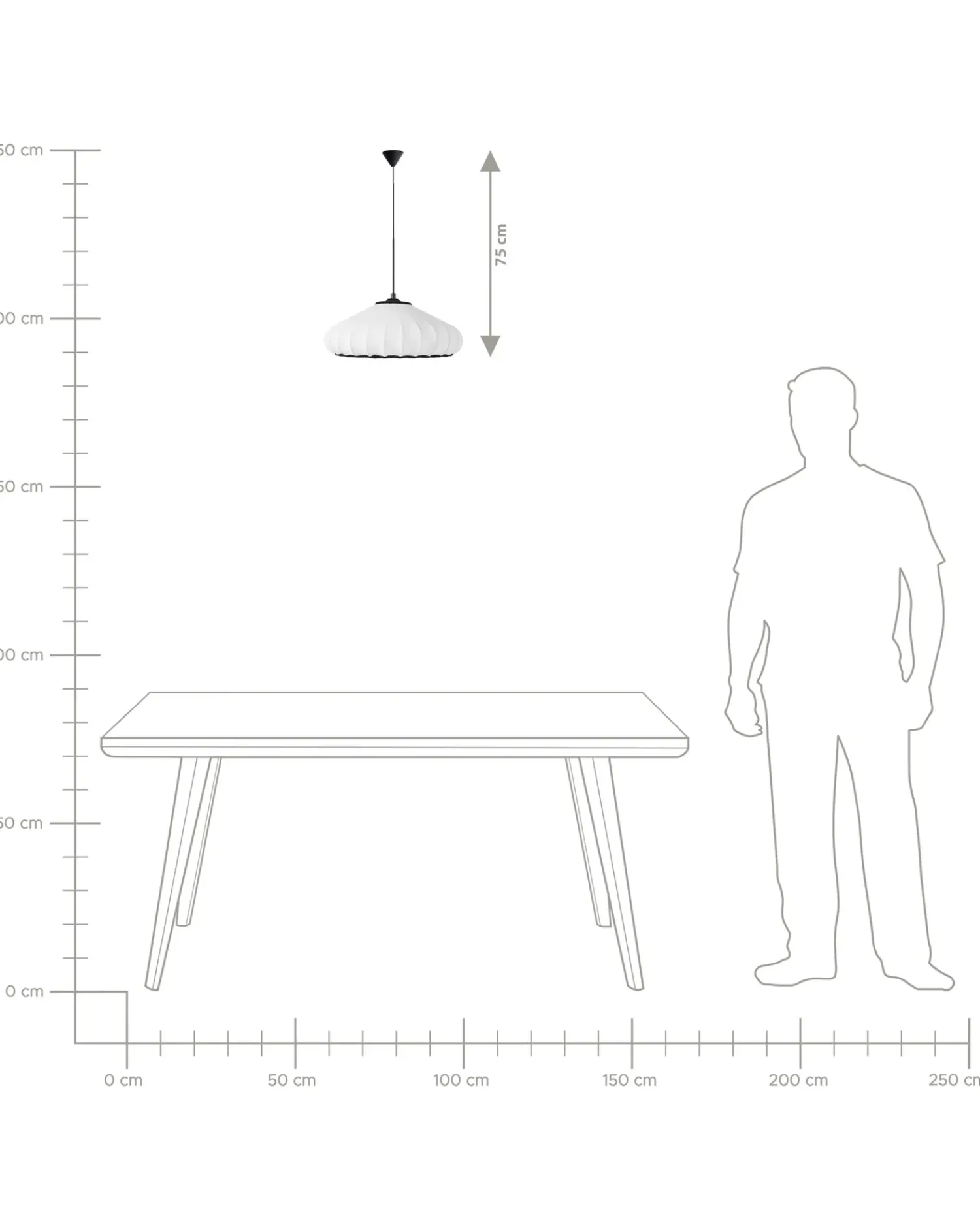 Outlet Beliani Lampadario ZULIA Materiale sintetico Bianco Bianco Nero