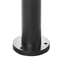 New Beliani Lampione da esterno a LED HOLMES Nero