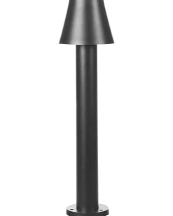 New Beliani Lampione da esterno a LED HOLMES Nero