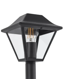 Outlet Beliani Lampione da giardino GOSABA Nero