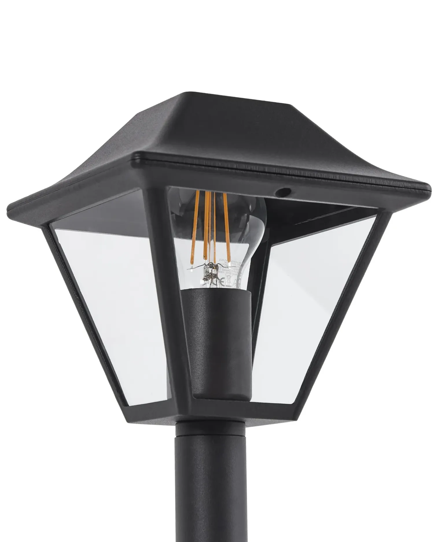 Outlet Beliani Lampione da giardino GOSABA Nero