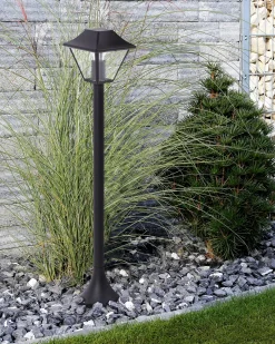 Outlet Beliani Lampione da giardino GOSABA Nero
