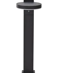 Hot Beliani Lampione solare da giardino a LED PARKERS con sensore di movimento Nero