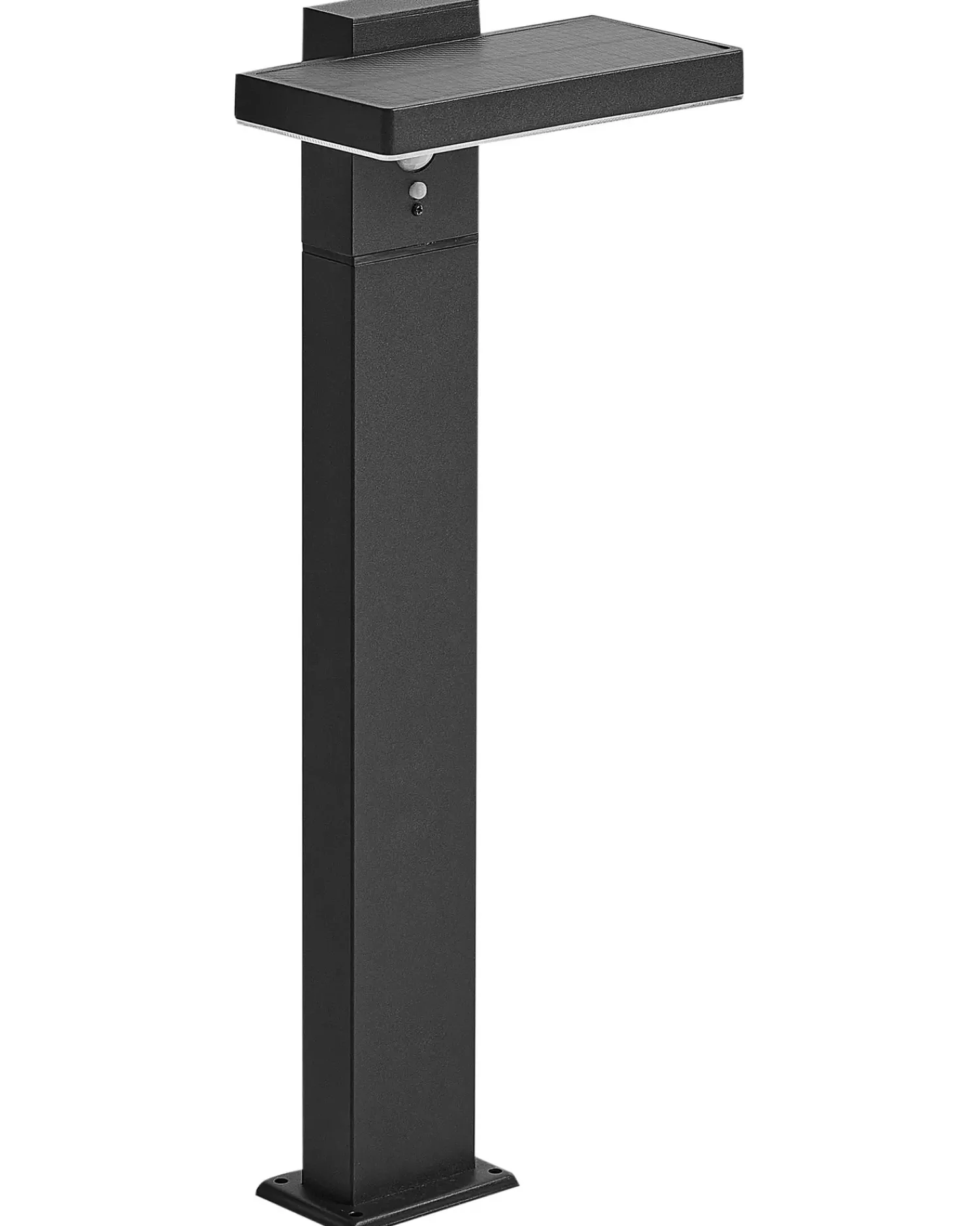 Best Beliani Lampione solare da giardino a LED POPLAR con sensore di movimento Nero