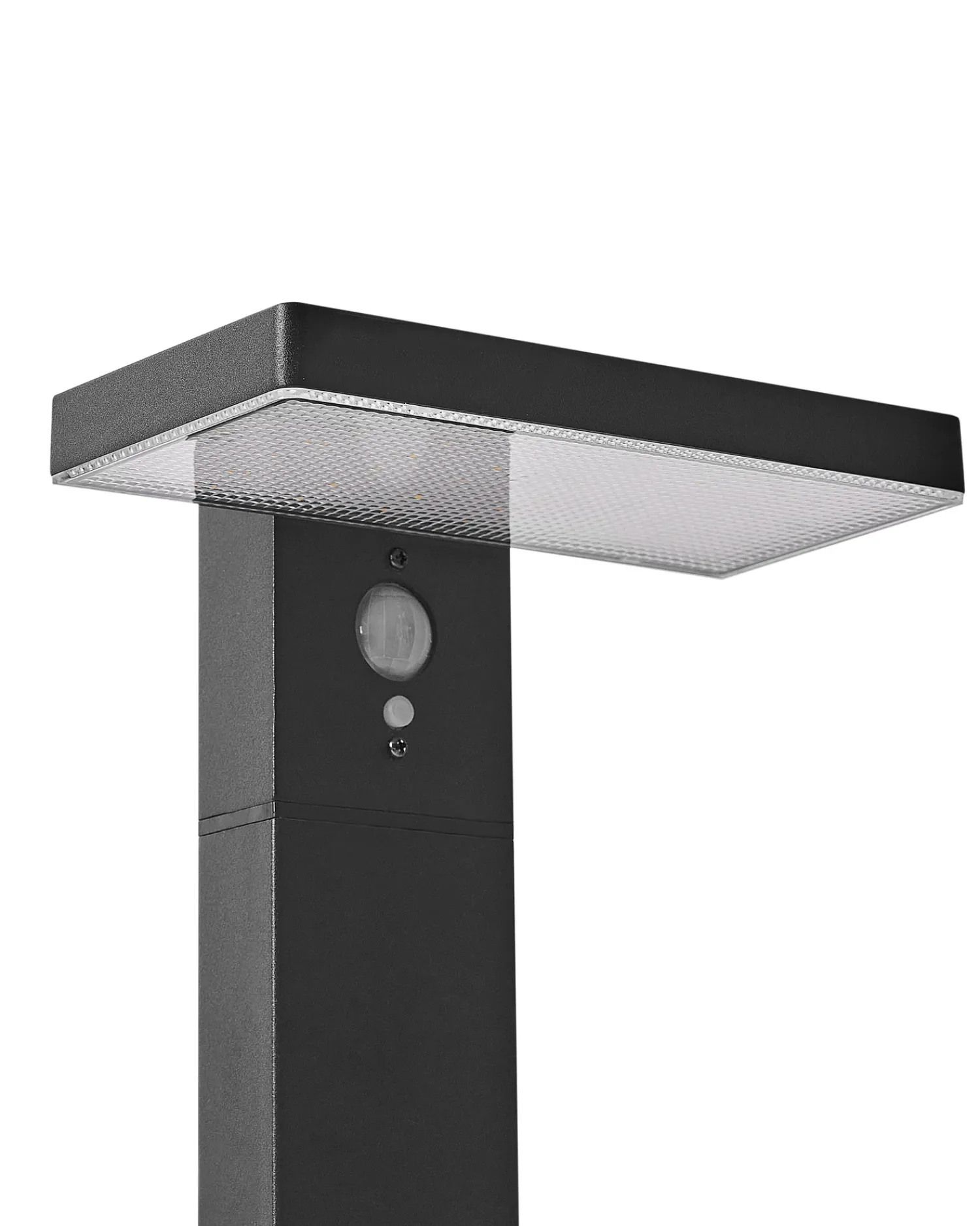 Best Beliani Lampione solare da giardino a LED POPLAR con sensore di movimento Nero