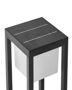 Online Beliani Lampione solare da giardino a LED LOON Nero