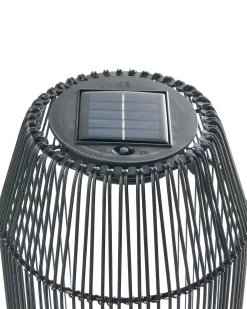 Outlet Beliani Lanterna a energia solare DONGWE 70 cm Nero