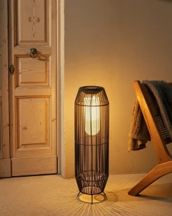 Outlet Beliani Lanterna a energia solare DONGWE 70 cm Nero