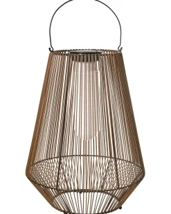Sale Beliani Lanterna a energia solare LUSWISHI 68 cm Naturale