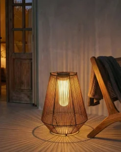 Sale Beliani Lanterna a energia solare LUSWISHI 68 cm Naturale