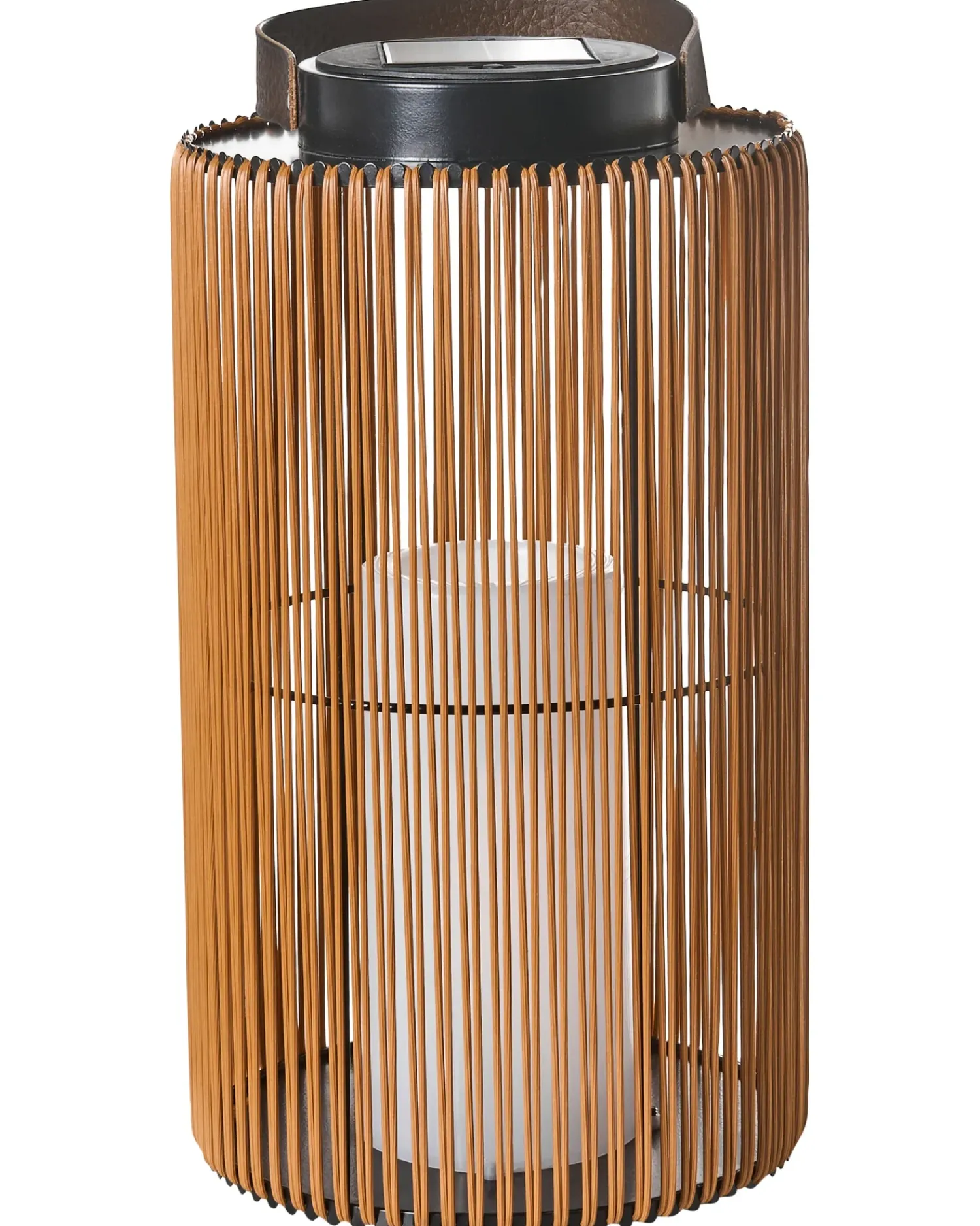 Best Beliani Lanterna a energia solare MACHILI 53 cm Marrone Marrone Nero