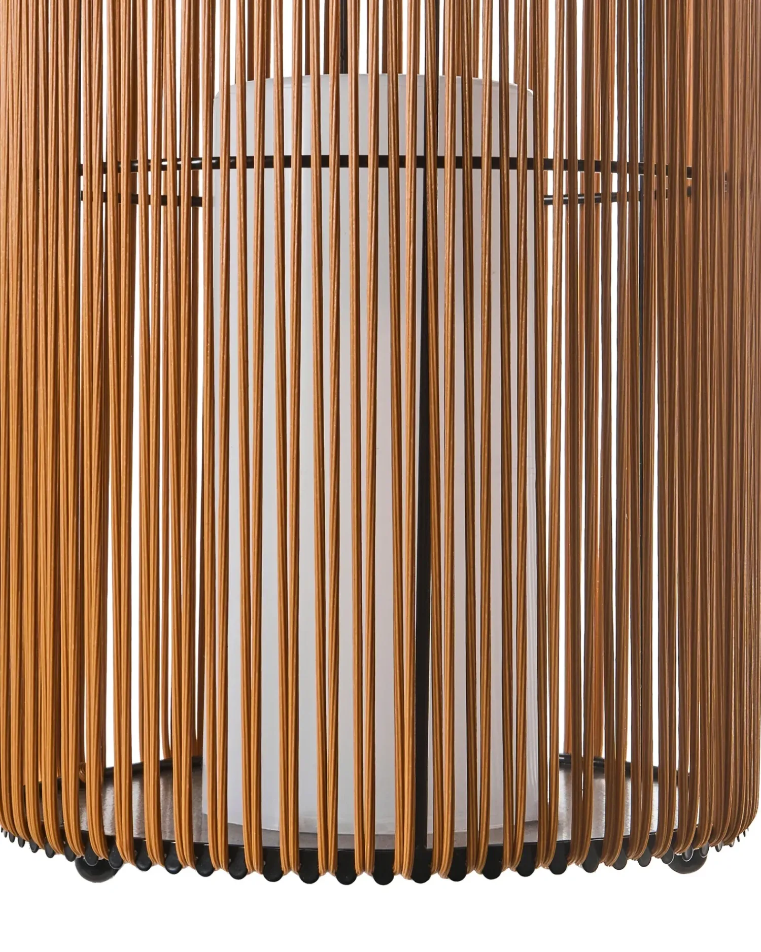 Best Beliani Lanterna a energia solare MACHILI 53 cm Marrone Marrone Nero