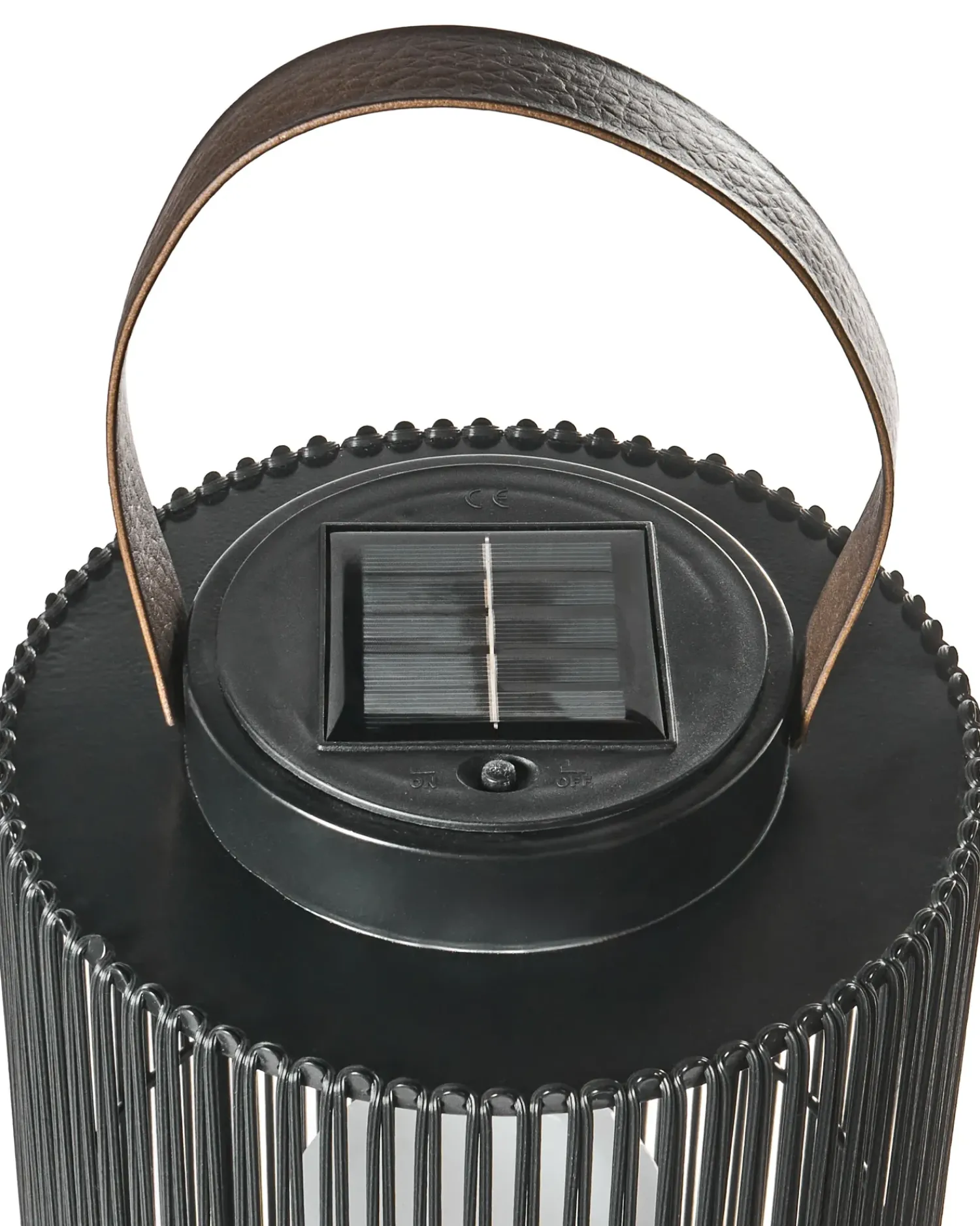 Best Beliani Lanterna a energia solare MACHILI 53 cm Nero