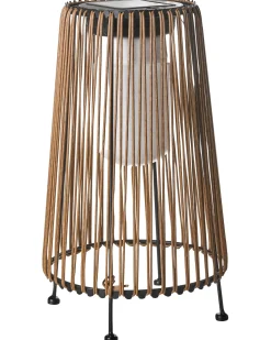 Hot Beliani Lanterna a energia solare SEMLIKI Naturale Naturale Nero