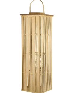 Hot Beliani Lanterna BALABAC Bambù 88 cm Marrone chiaro Naturale