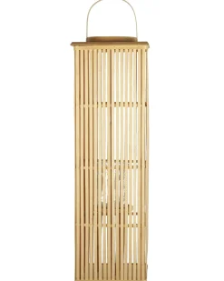 Hot Beliani Lanterna BALABAC Bambù 88 cm Marrone chiaro Naturale