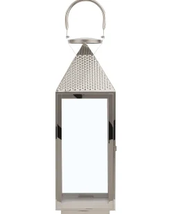 Hot Beliani Lanterna BALI Acciaio inox 55 cm Argento