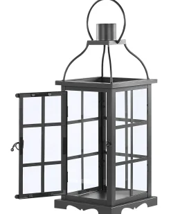 Discount Beliani Lanterna CLARA Metallo Nero