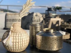 Best Beliani Lanterna CORFU Metallo Oro