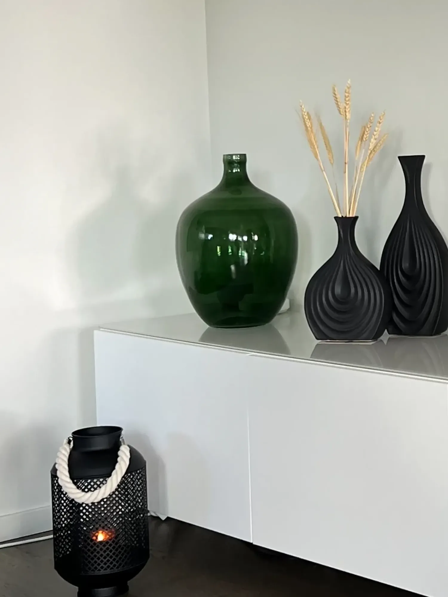 Sale Beliani Lanterna CORON Metallo 34 cm Nero