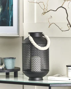 Sale Beliani Lanterna CORON Metallo 34 cm Nero