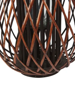 New Beliani Lanterna KIUSIU Legno di salice 60 cm Marrone