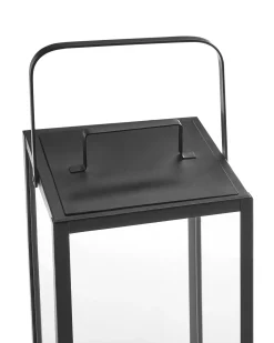 New Beliani Lanterna LEPAR Metallo 53 cm Nero